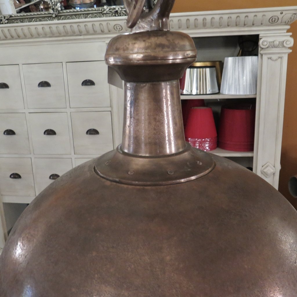 Hängelampe Lampe Metall Kupfer 0,70 m