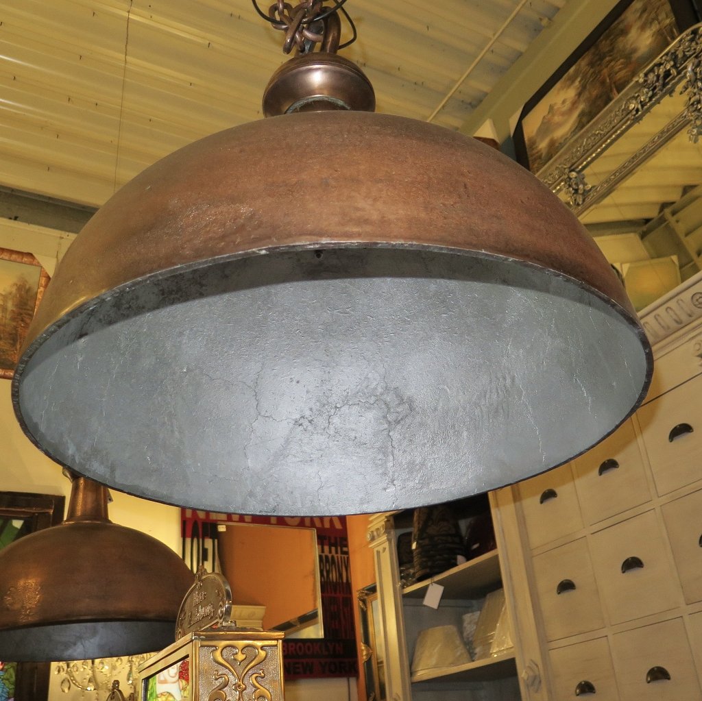 Hängelampe Lampe Metall Kupfer 0,70 m