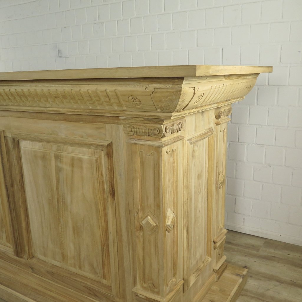 Theke Tresen Bella Teakholz 3,60 m