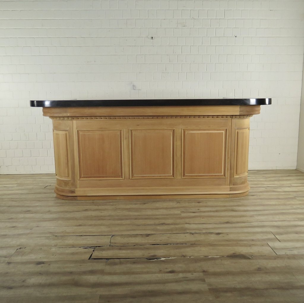 Englische Bar Theke Tresen Mahagoni 2,81 m