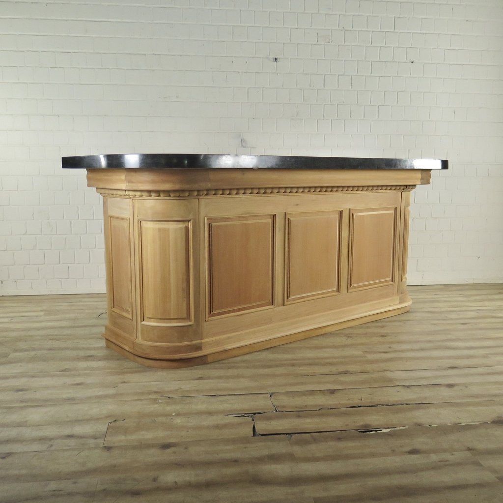 Englische Bar Theke Mahagoni 2,81 m