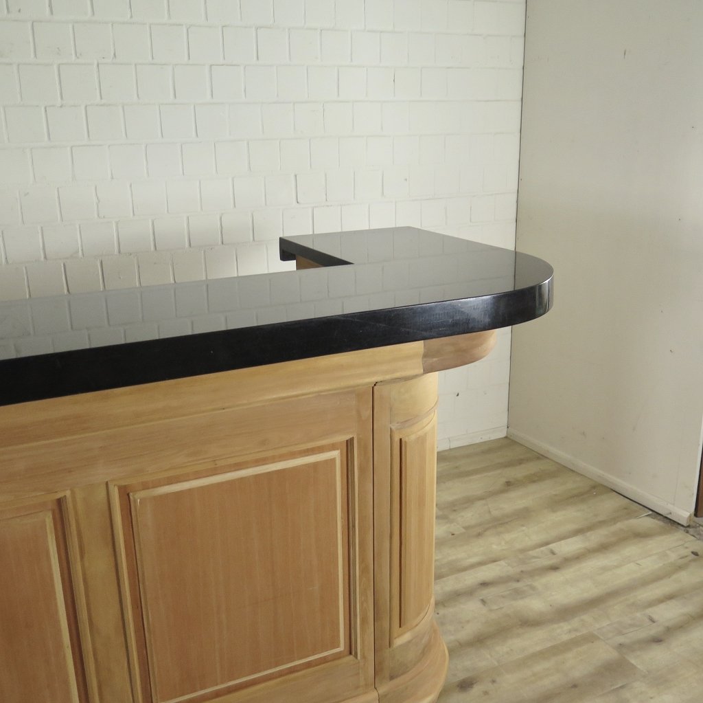 Englische Bar Theke Mahagoni 2,81 m