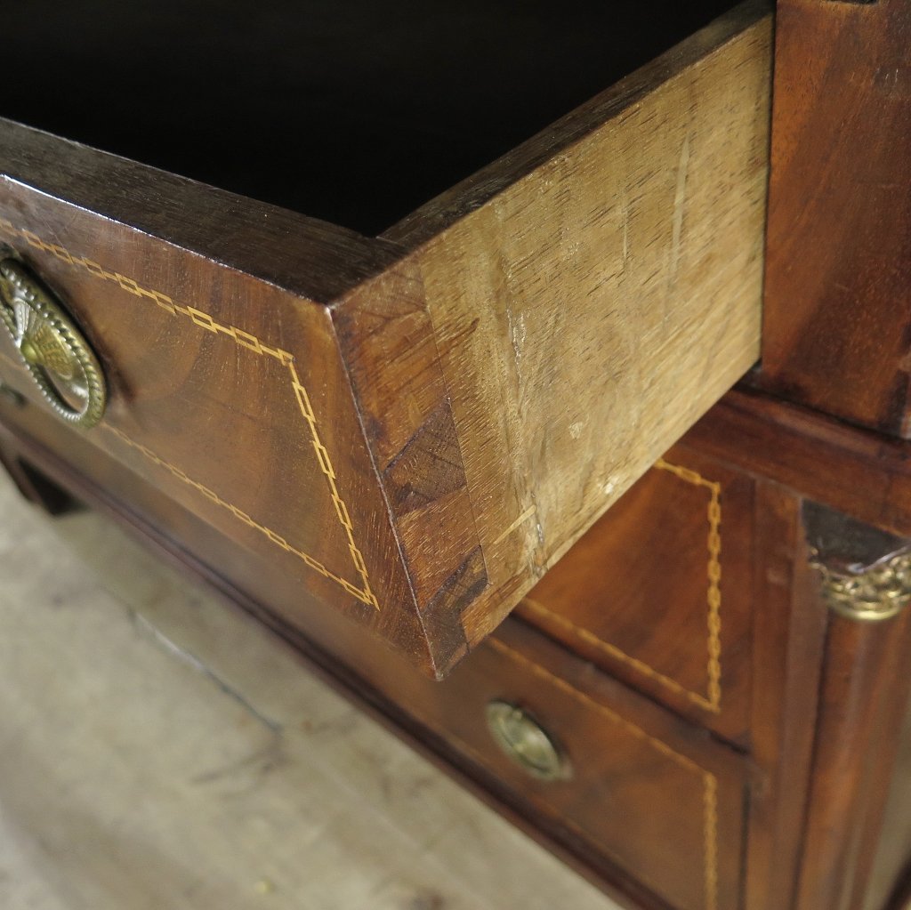 Sekretär Schreibtisch Biedermeier 1840 Mahagoni