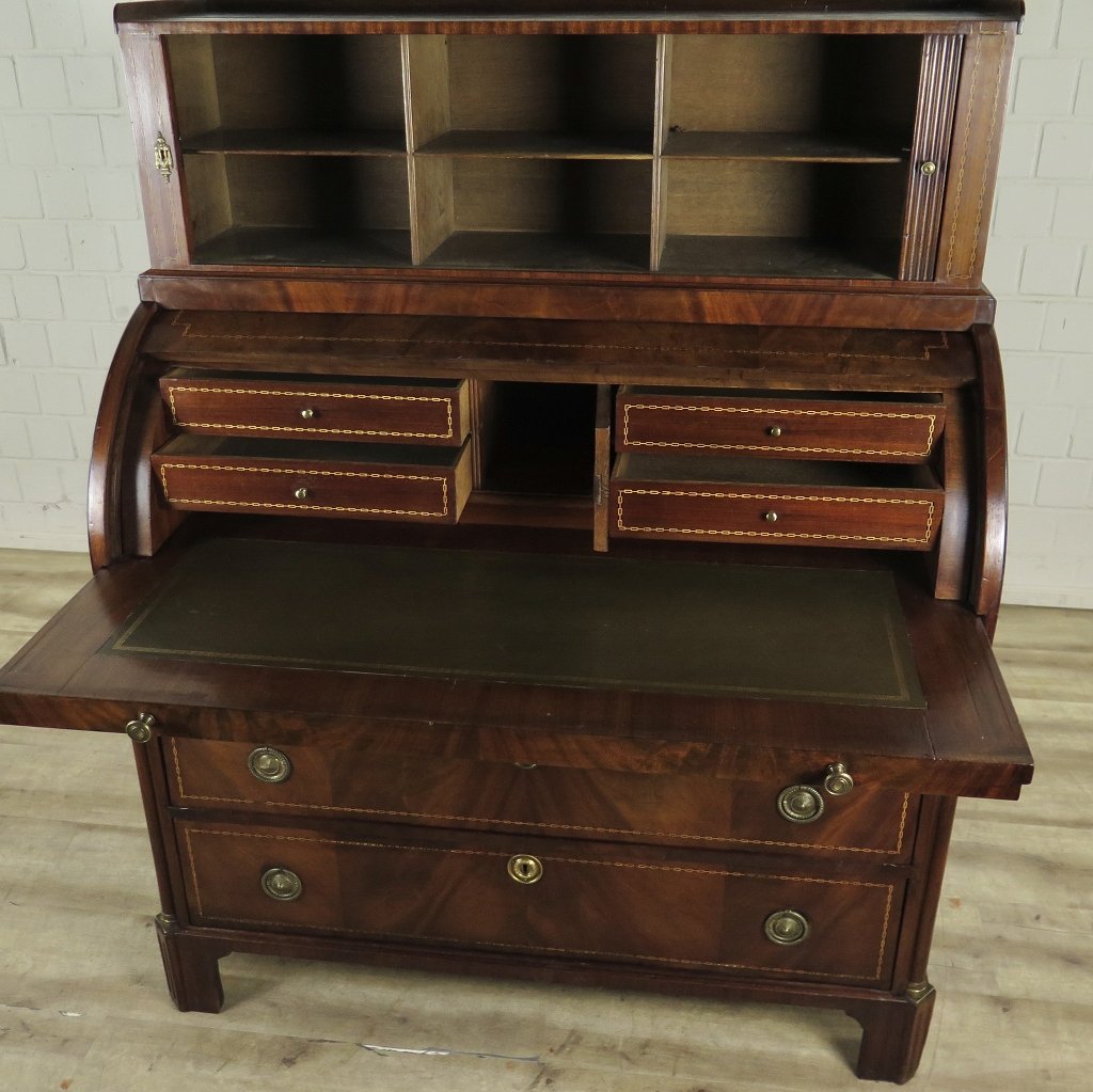 Sekretär Schreibtisch Biedermeier 1840 Mahagoni