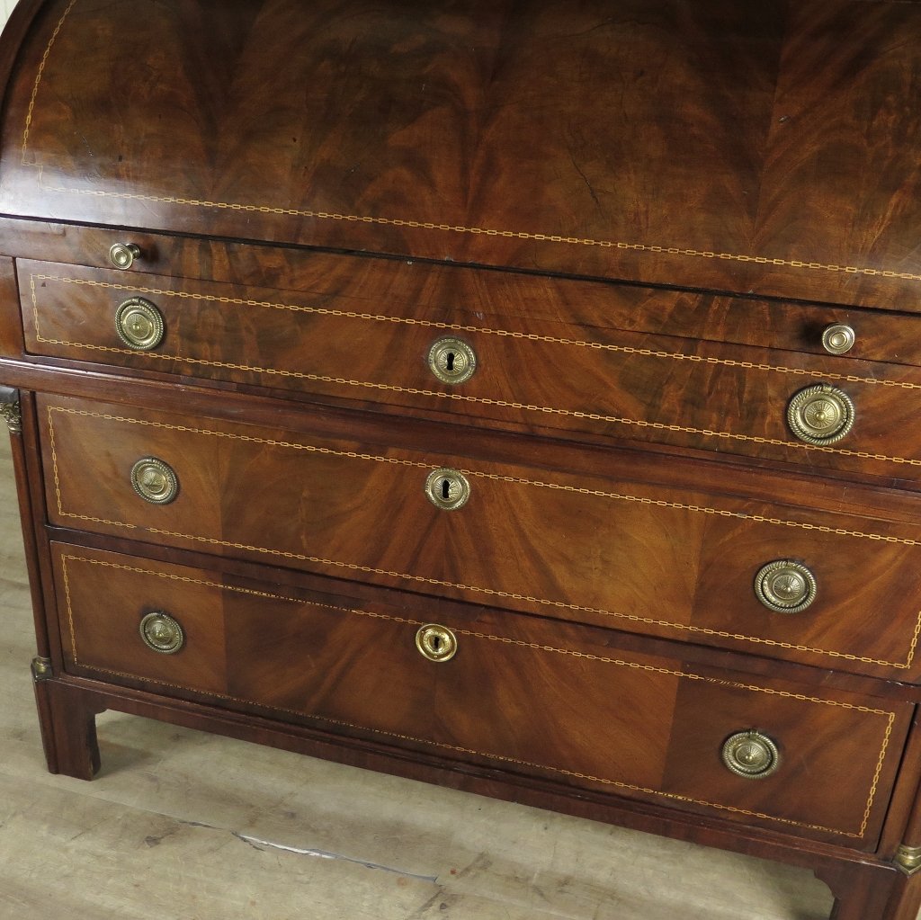 Sekretär Schreibtisch Biedermeier 1840 Mahagoni