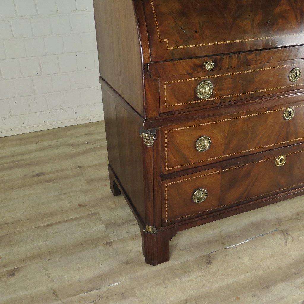 Sekretär Schreibtisch Biedermeier 1840 Mahagoni