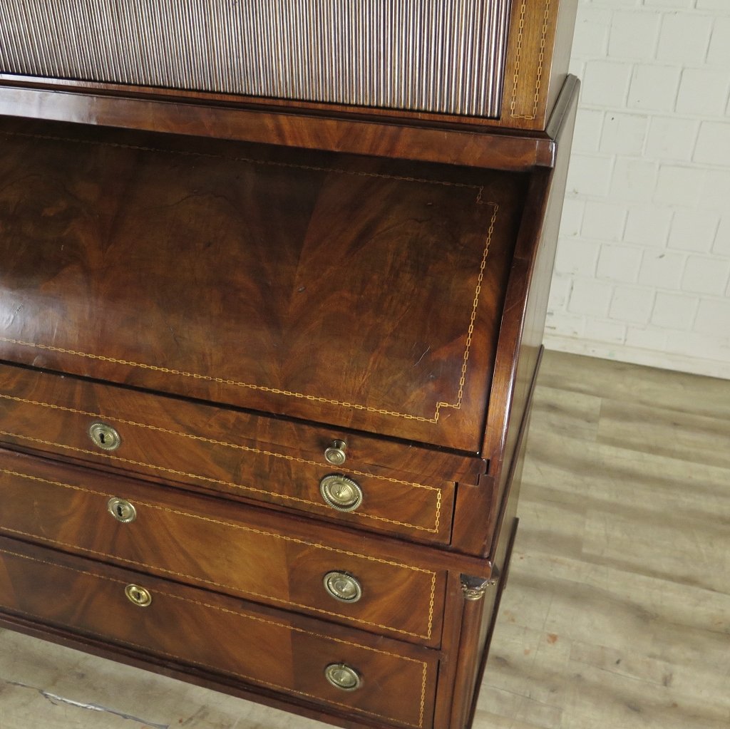Sekretär Schreibtisch Biedermeier 1840 Mahagoni