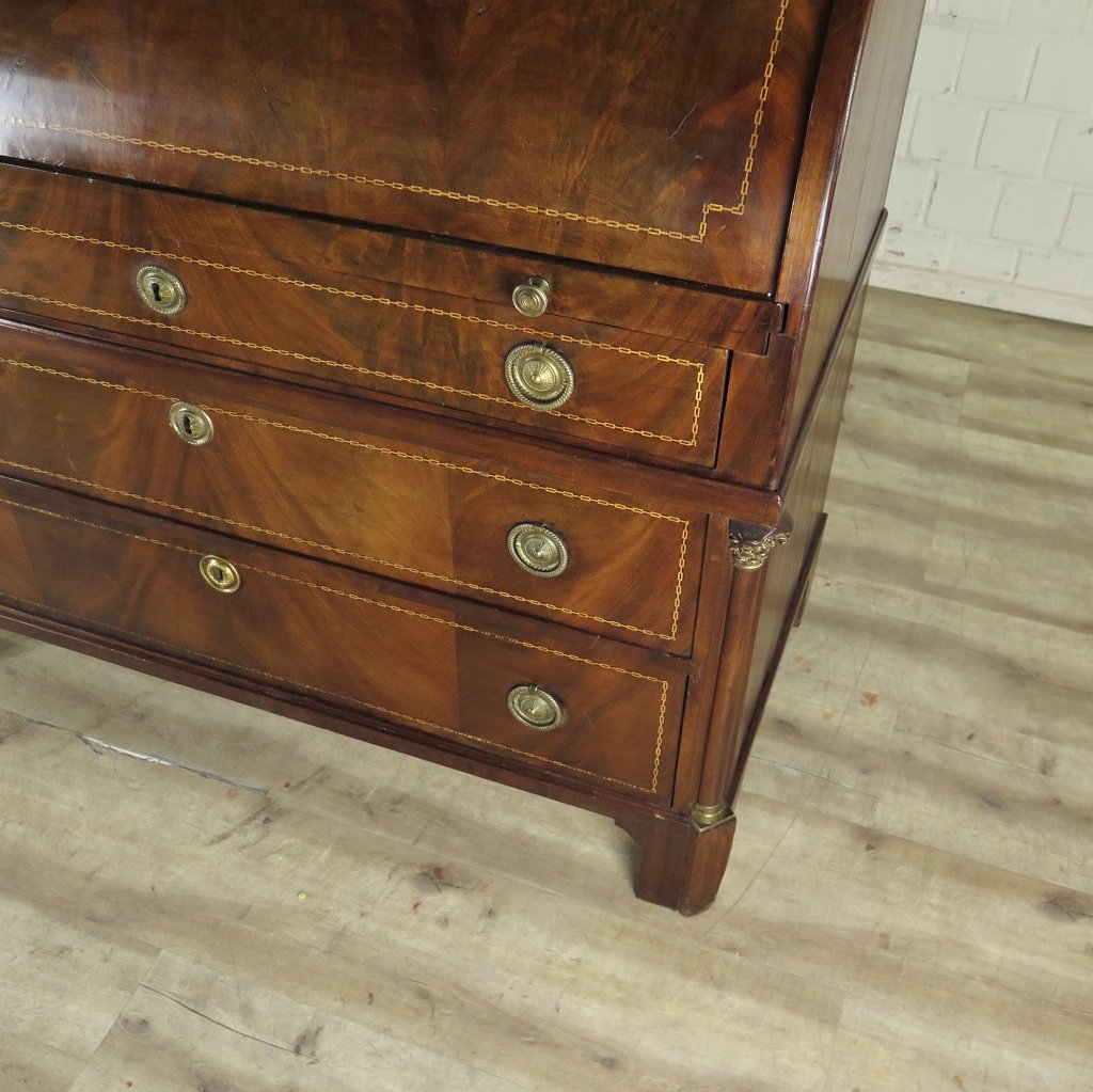 Sekretär Schreibtisch Biedermeier 1840 Mahagoni