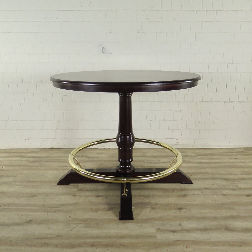 Stehtisch Bartisch Mahagoni Ø 1,40