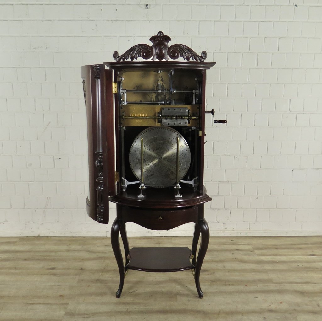Spieluhr Regina Musik-Automat Gründerzeit 1894 Mahagoni