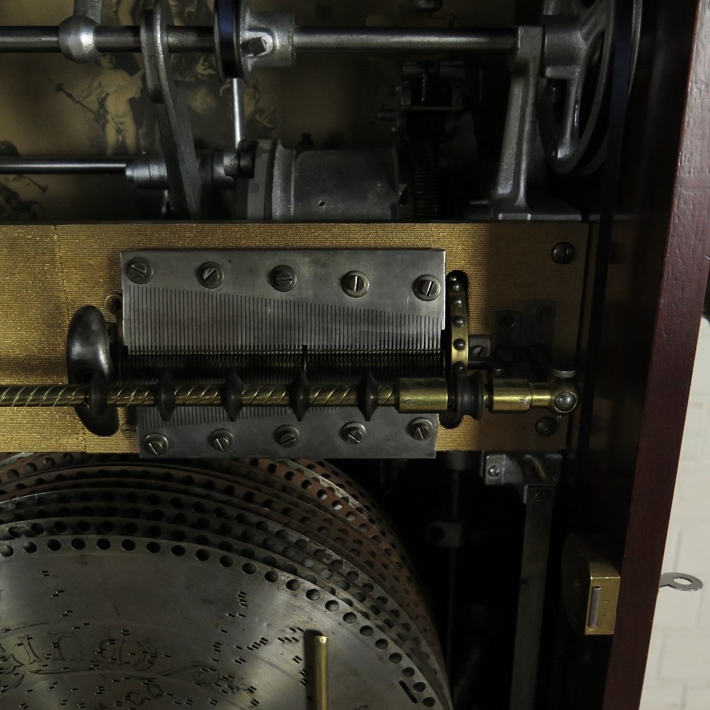 Spieluhr Regina Musik-Automat Gründerzeit 1894 Mahagoni