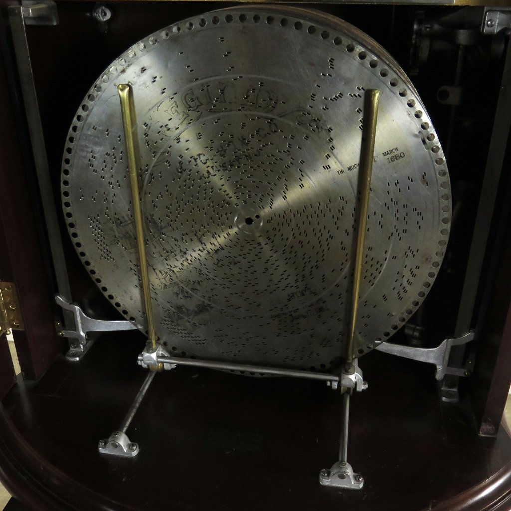 Spieluhr Regina Musik-Automat Gründerzeit 1894 Mahagoni