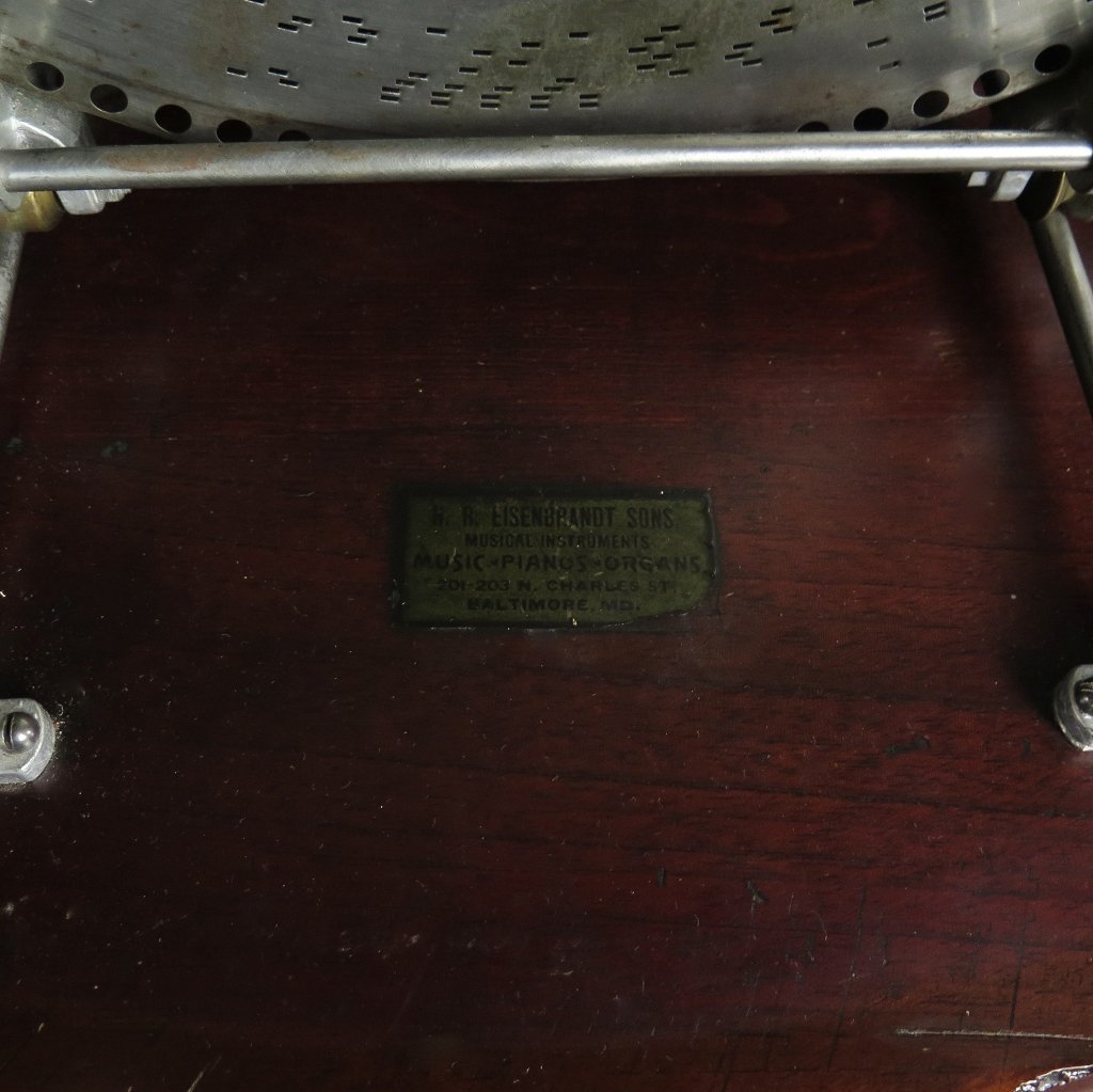 Spieluhr Regina Musik-Automat Gründerzeit 1894 Mahagoni