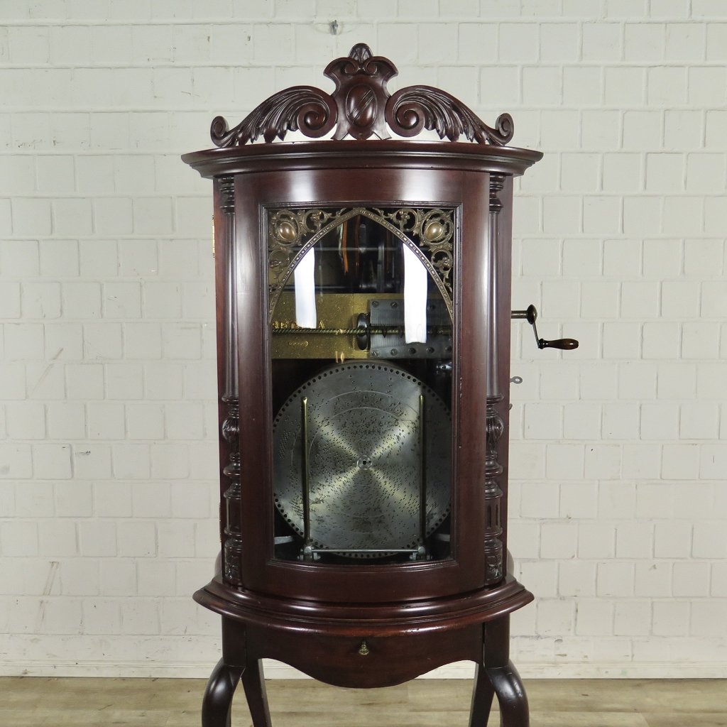 Spieluhr Regina Musik-Automat Gründerzeit 1894 Mahagoni