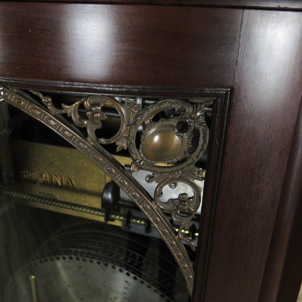 Spieluhr Regina Musik-Automat Gründerzeit 1894 Mahagoni