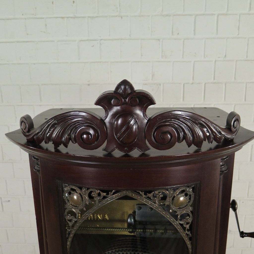 Spieluhr Regina Musik-Automat Gründerzeit 1894 Mahagoni