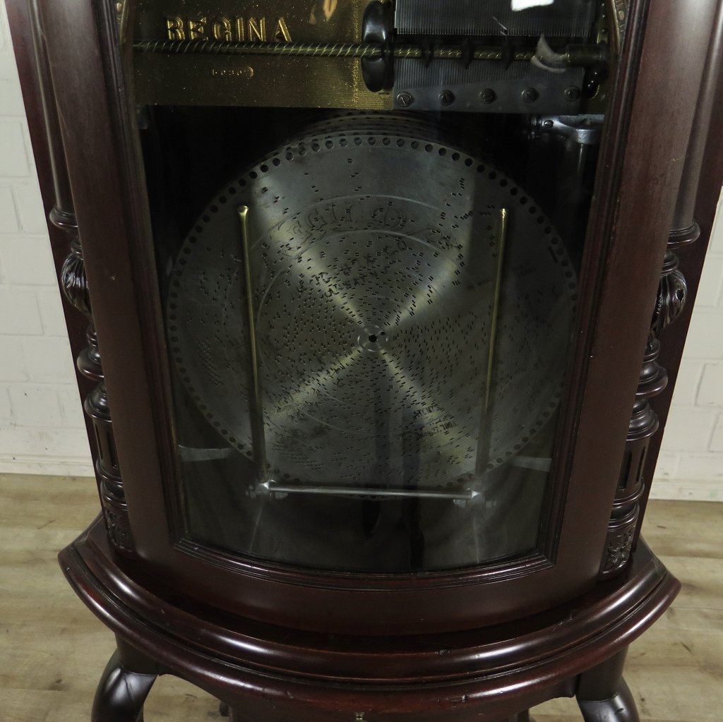 Spieluhr Regina Musik-Automat Gründerzeit 1894 Mahagoni
