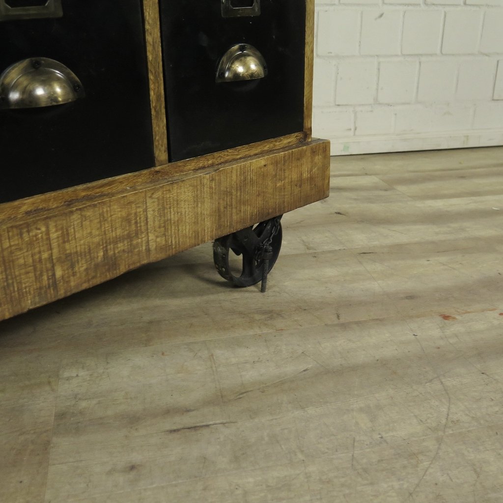 Apothekerschrank Sideboard Mangoholz 1,40 m
