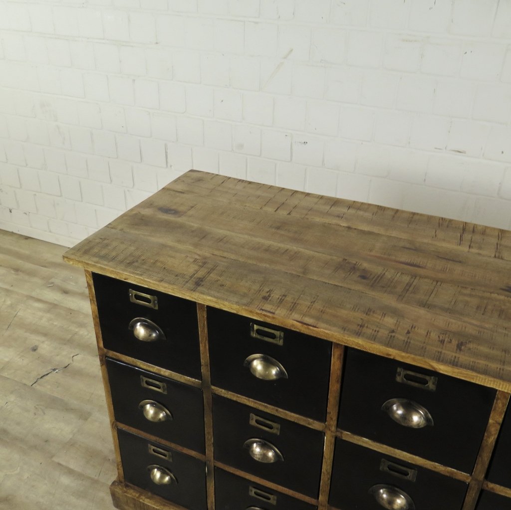 Apothekerschrank Sideboard Mangoholz 1,40 m