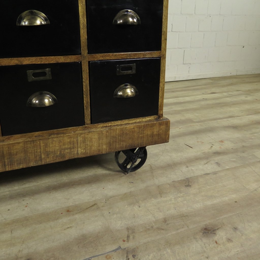Apothekerschrank Sideboard Mangoholz 1,40 m