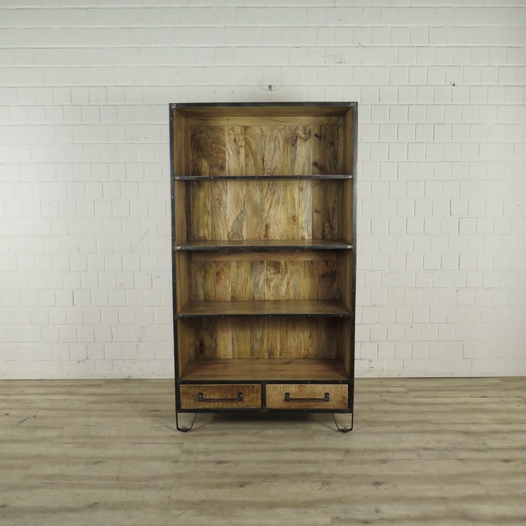 Regal Bücherschrank Mangoholz 1,00 m