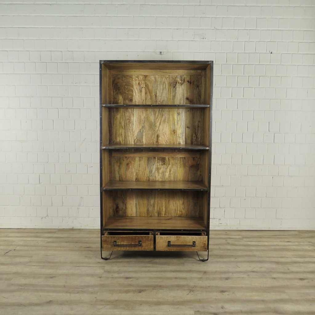 Regal Bücherschrank Mangoholz 1,00 m