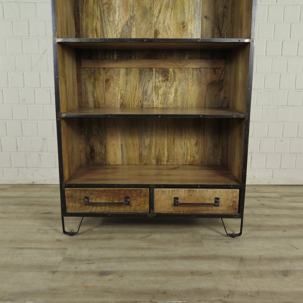 Regal Bücherschrank Mangoholz 1,00 m