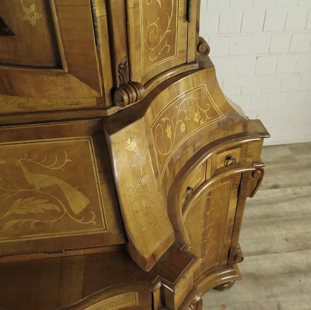 Tabernakel Sekretär Tabernakelsekretär Barockstil Nussbaum