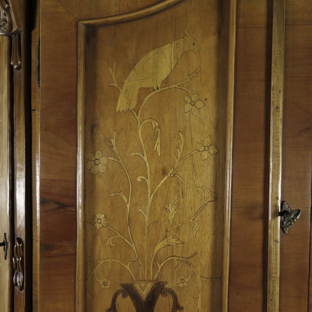 Tabernakel Sekretär Tabernakelsekretär Barockstil Nussbaum