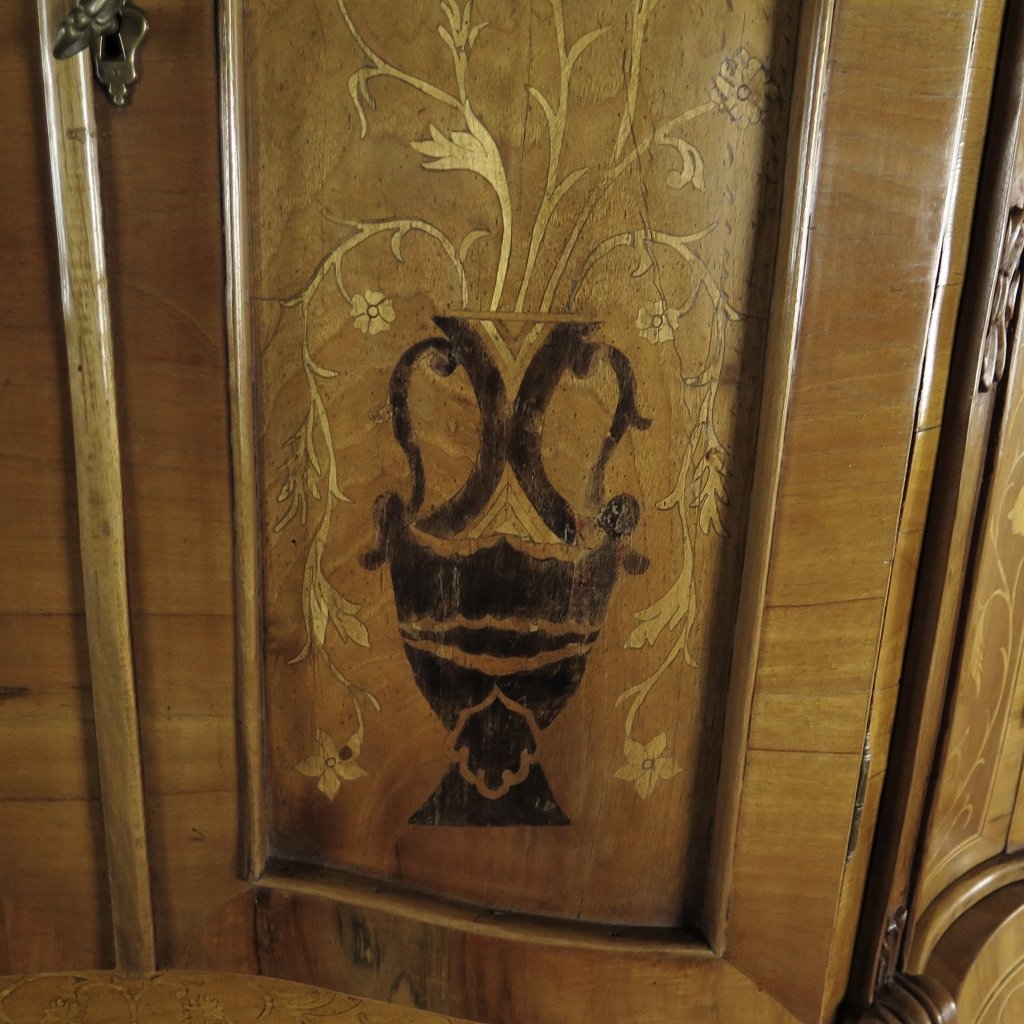 Tabernakel Sekretär Tabernakelsekretär Barockstil Nussbaum