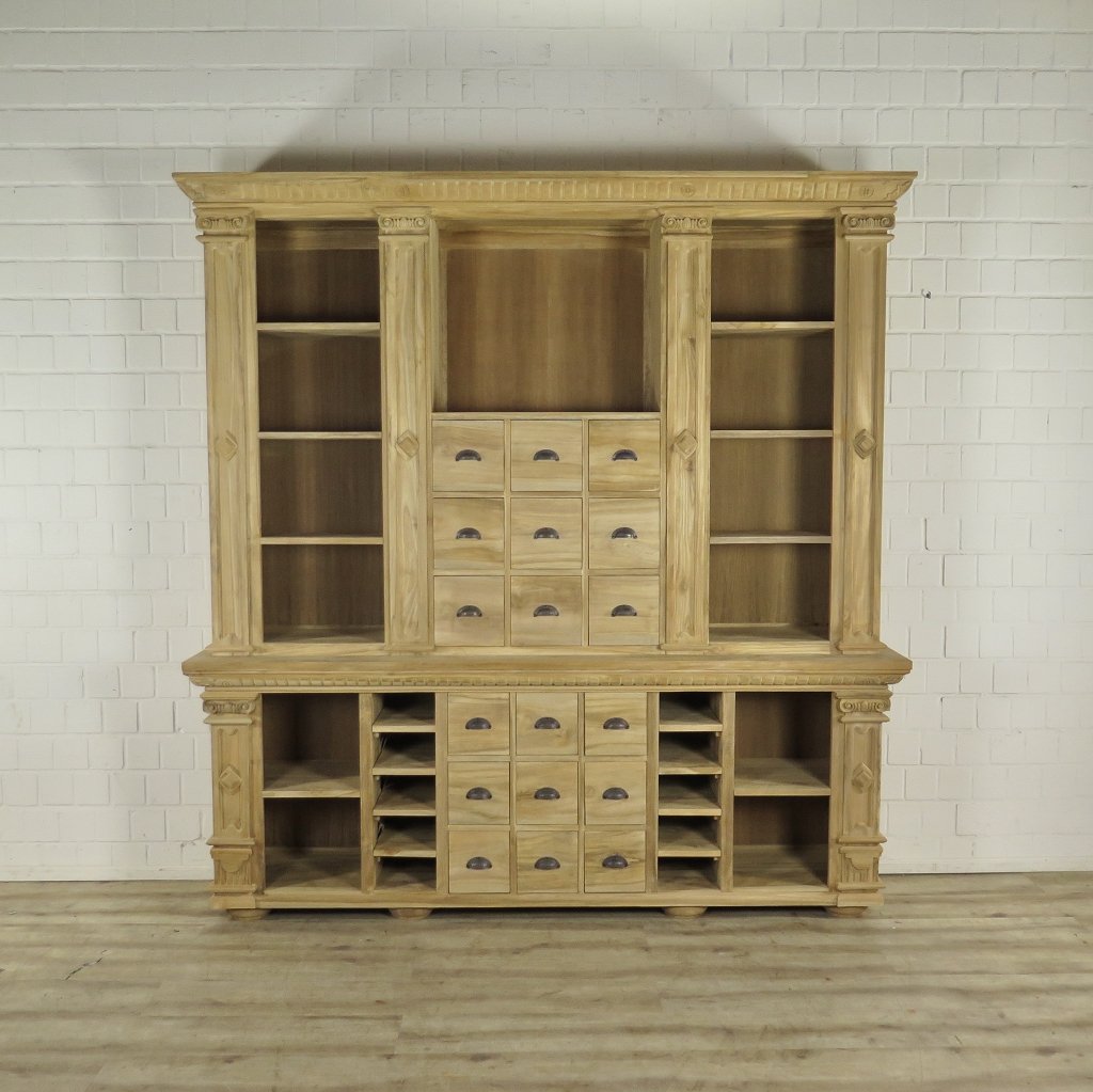 Theke Tresen Regal Bella Teakholz 2,31 m