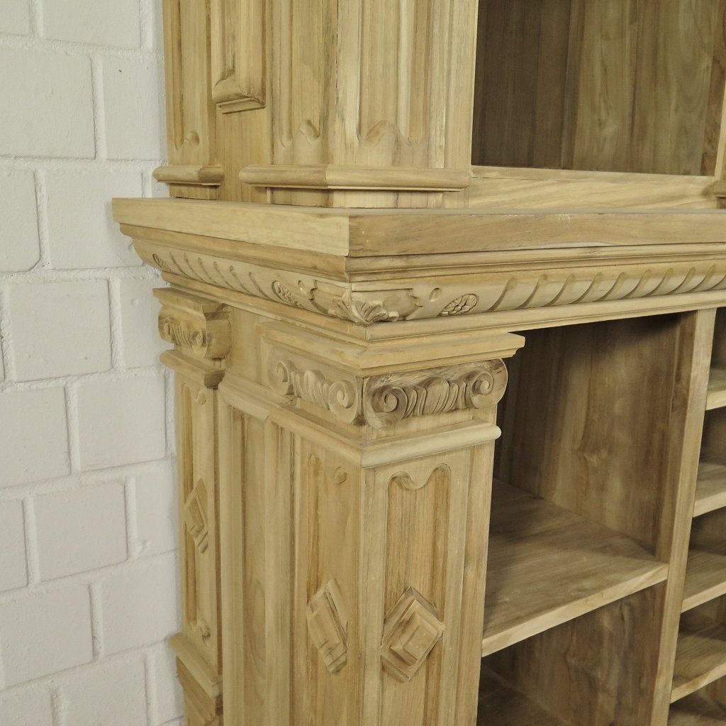 Theke Tresen Regal Bella Teakholz 2,31 m