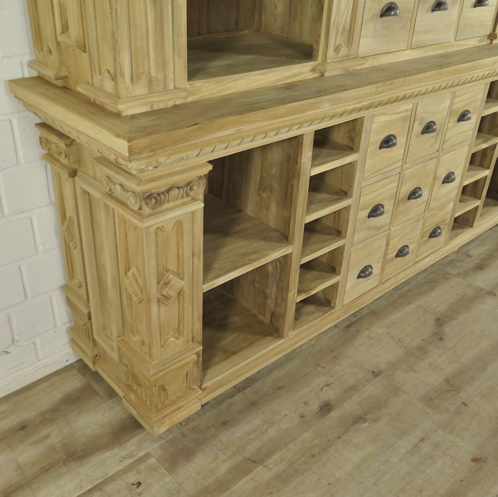 Theke Tresen Regal Bella Teakholz 2,31 m