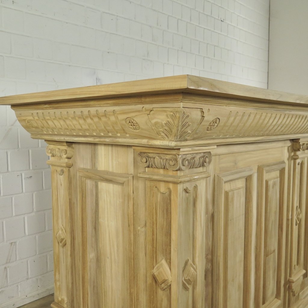 Theke Tresen Regal Bella Teakholz 2,31 m