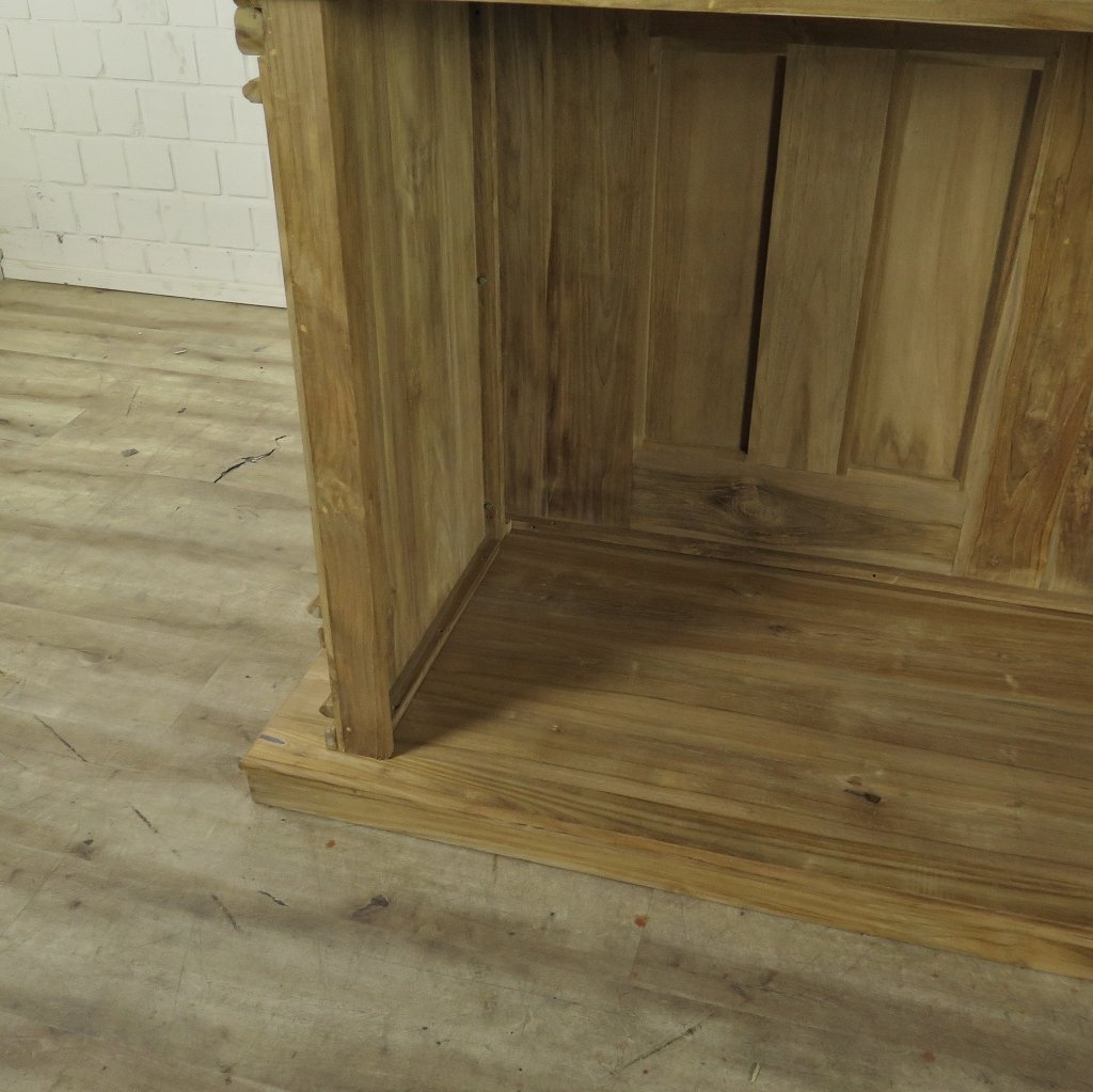 Theke Tresen Regal Bella Teakholz 2,31 m