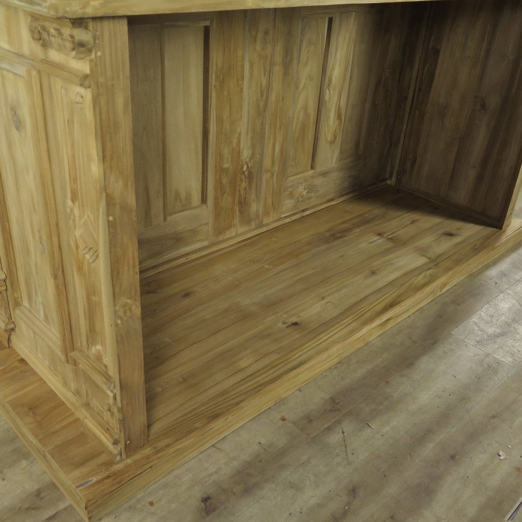 Theke Tresen Regal Bella Teakholz 2,31 m