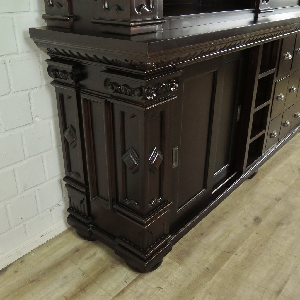 Regal Schrank Bella Mahagoni 3,00 m