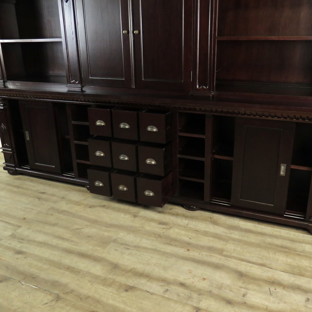 Regal Schrank Bella Mahagoni 3,00 m