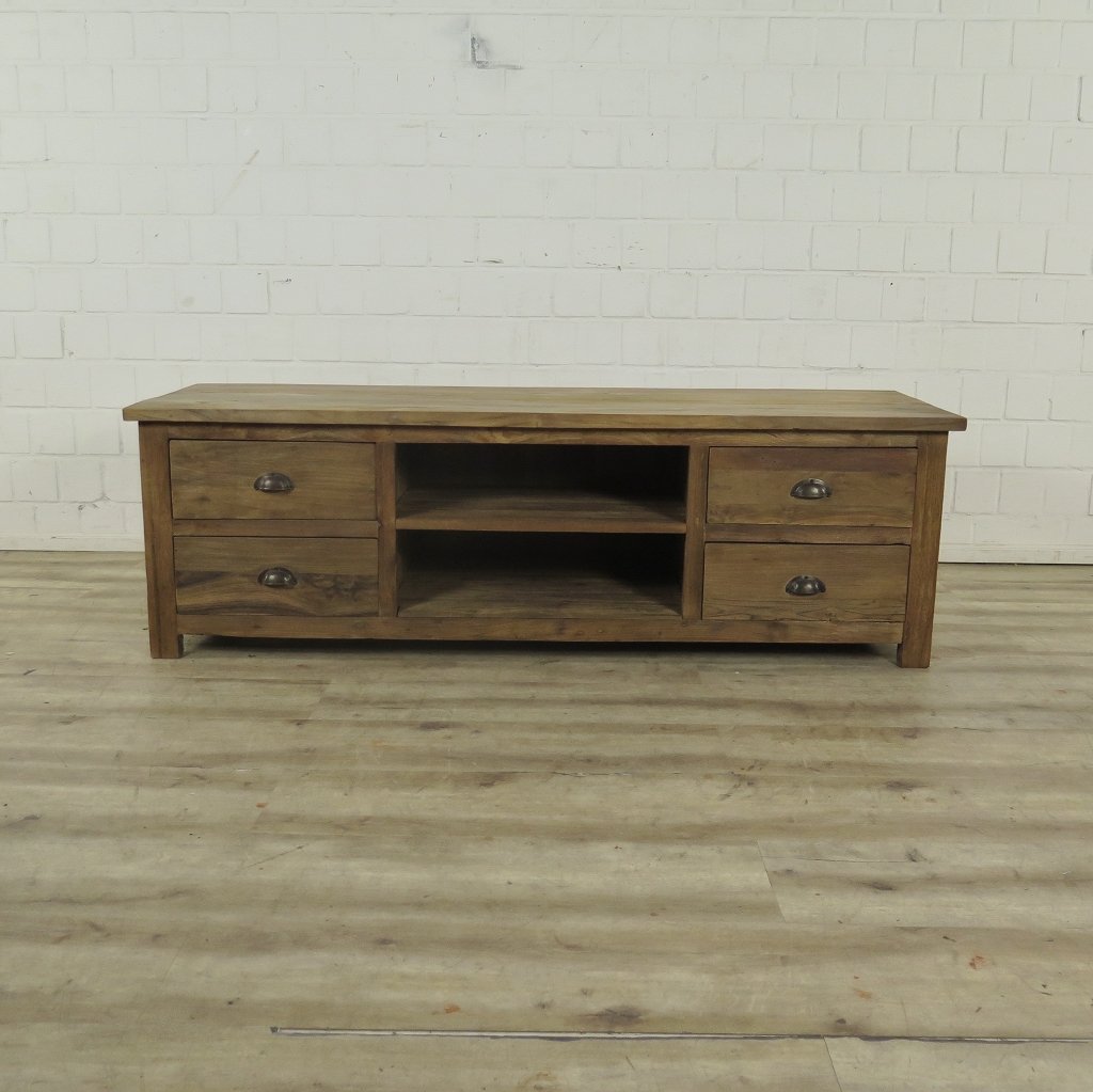 TV-Möbel Lowboard Sideboard Teakholz 1,60 m