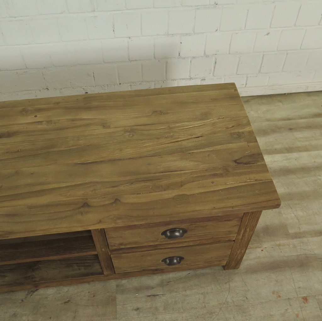 TV-Möbel Lowboard Sideboard Teakholz 1,60 m