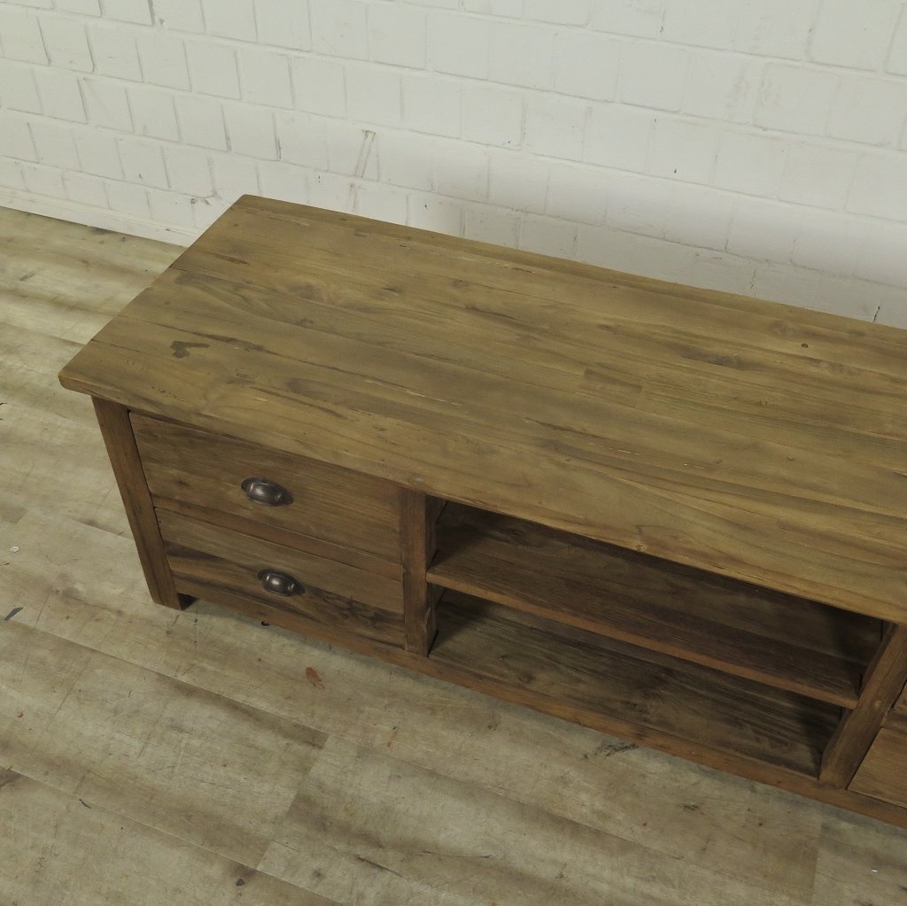 TV-Möbel Lowboard Sideboard Teakholz 1,60 m