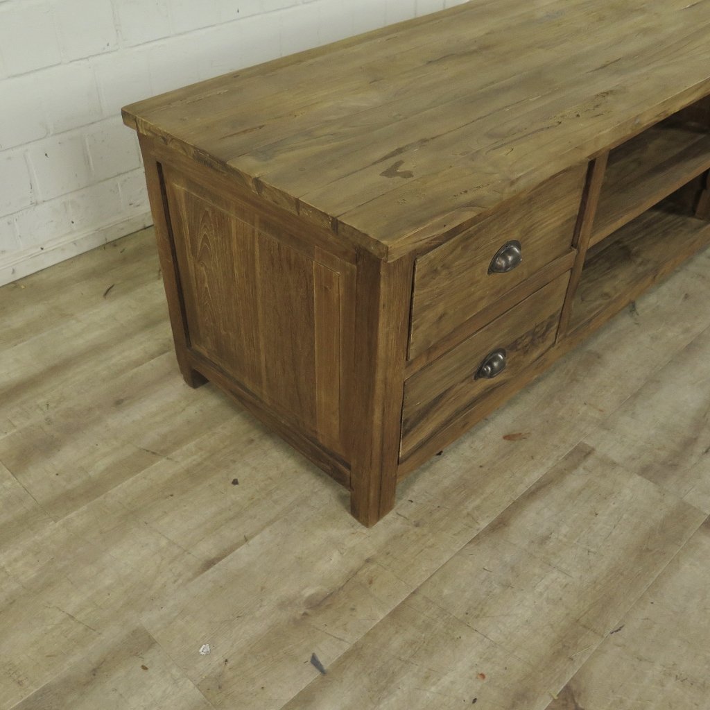 TV-Möbel Lowboard Sideboard Teakholz 1,60 m