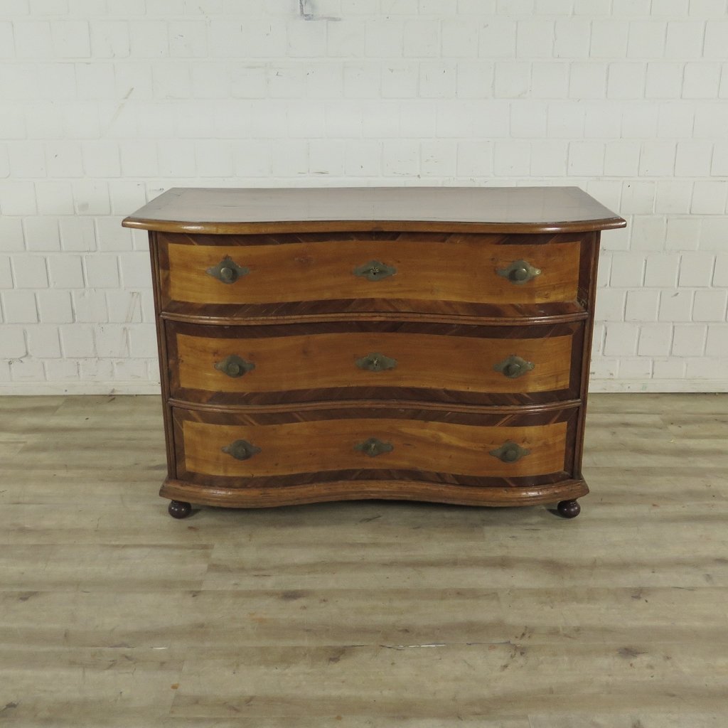 Kommode Barock 1800 Nussbaum