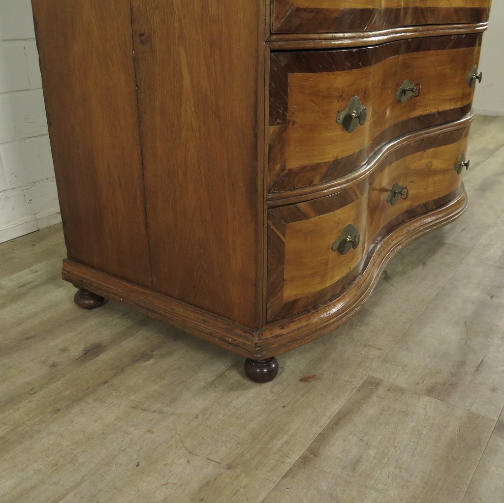 Kommode Barock 1800 Nussbaum