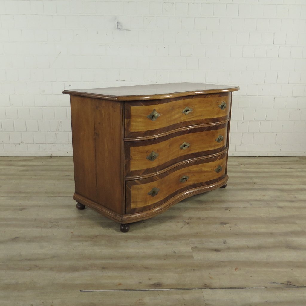 Kommode Barock 1800 Nussbaum