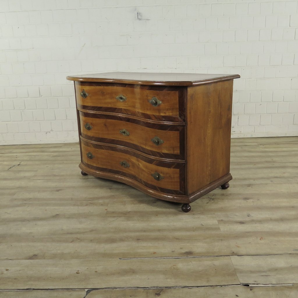 Kommode Barock 1800 Nussbaum