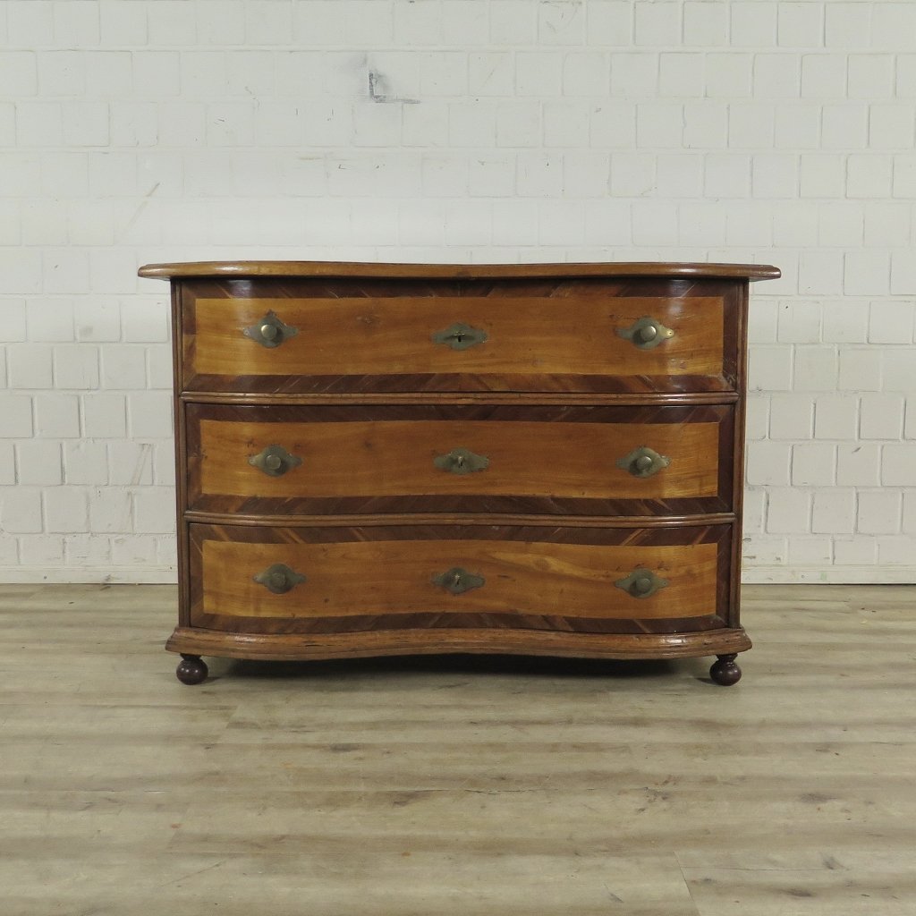 Kommode Barock 1800 Nussbaum