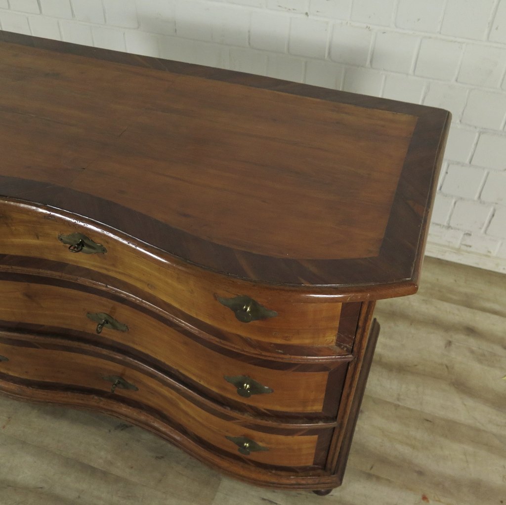 Kommode Barock 1800 Nussbaum