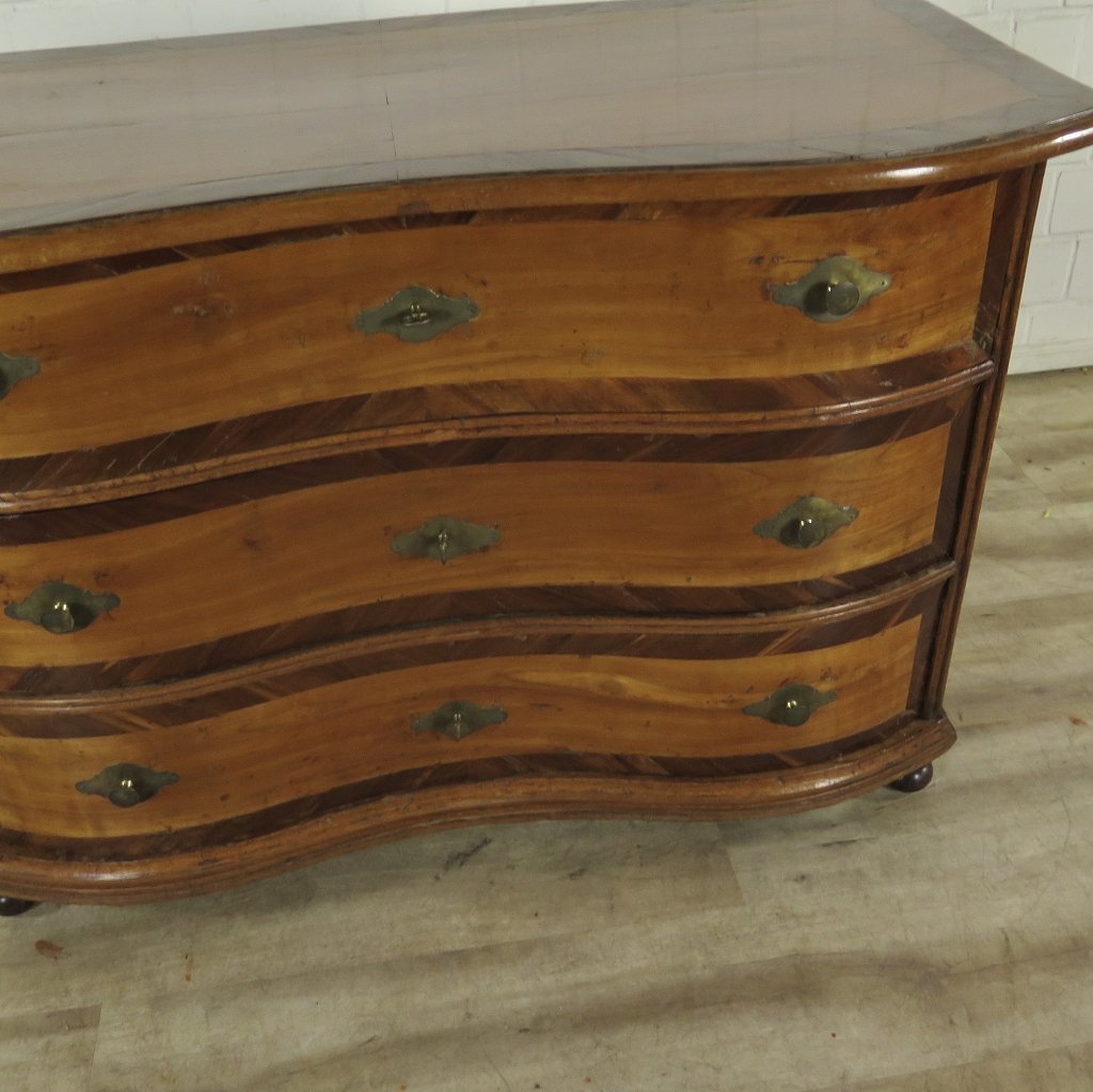 Kommode Barock 1800 Nussbaum