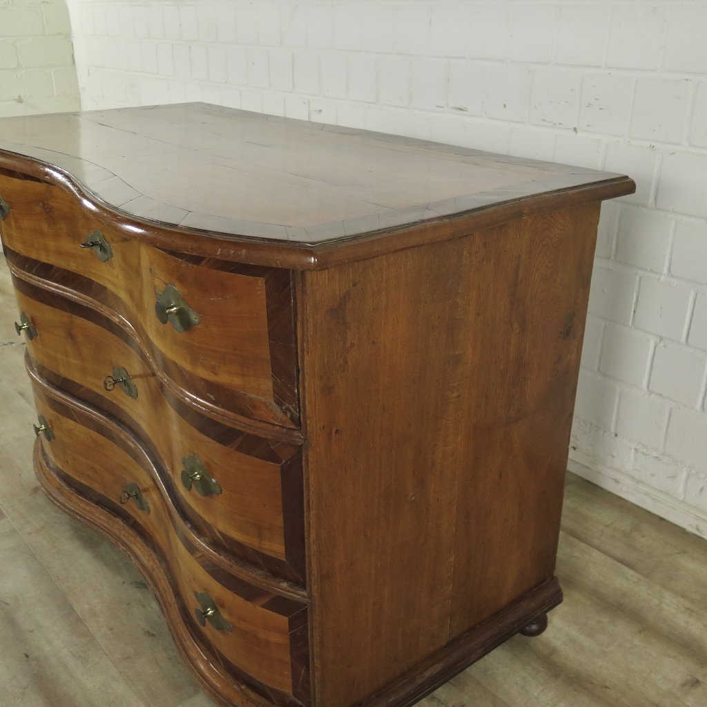 Kommode Barock 1800 Nussbaum